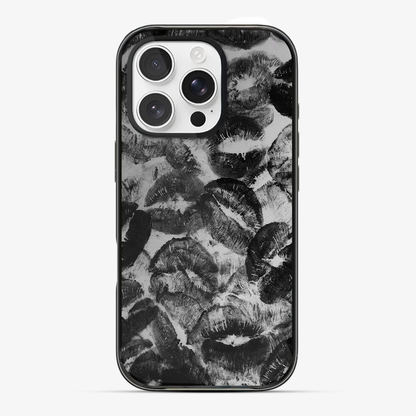 Black Lips Pattern Phone Case