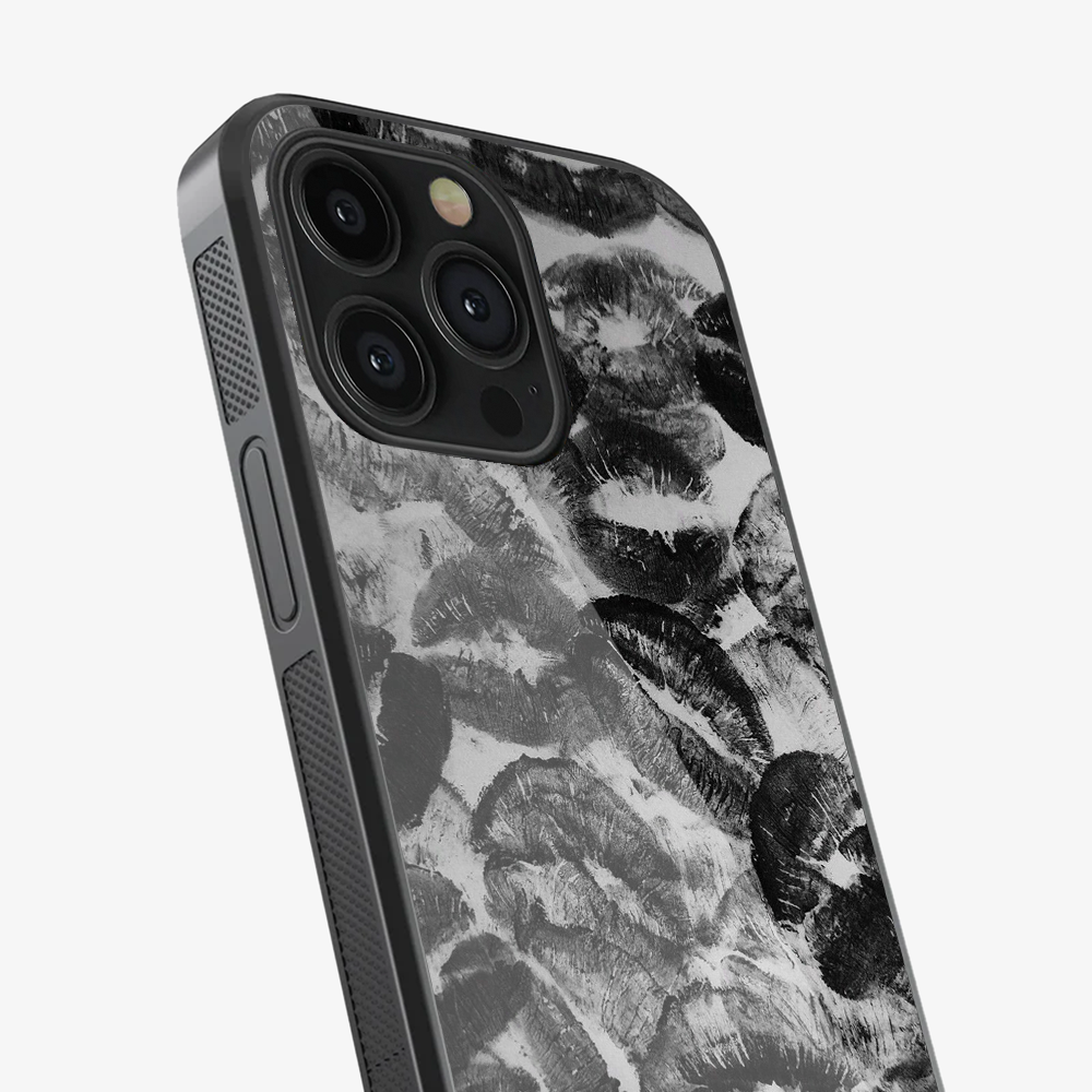 Black Lips Pattern Phone Case