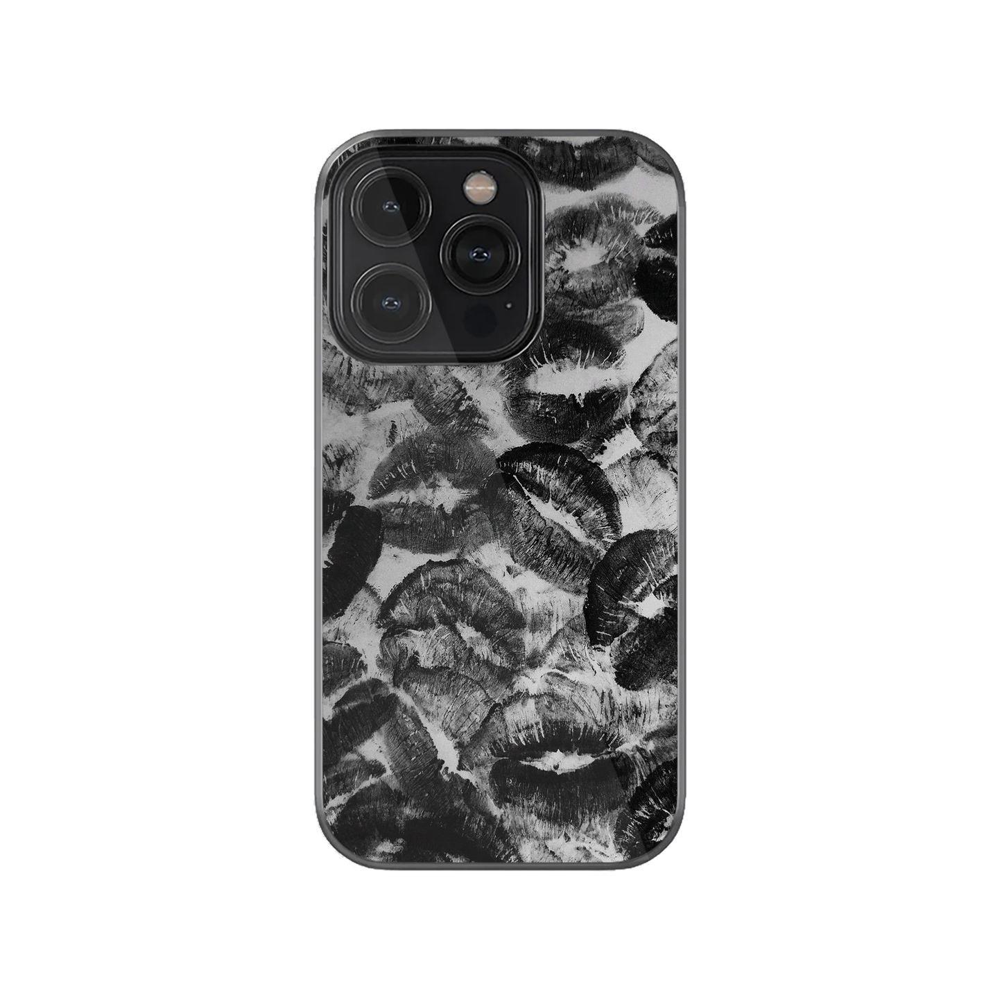 Black Lips Pattern Case