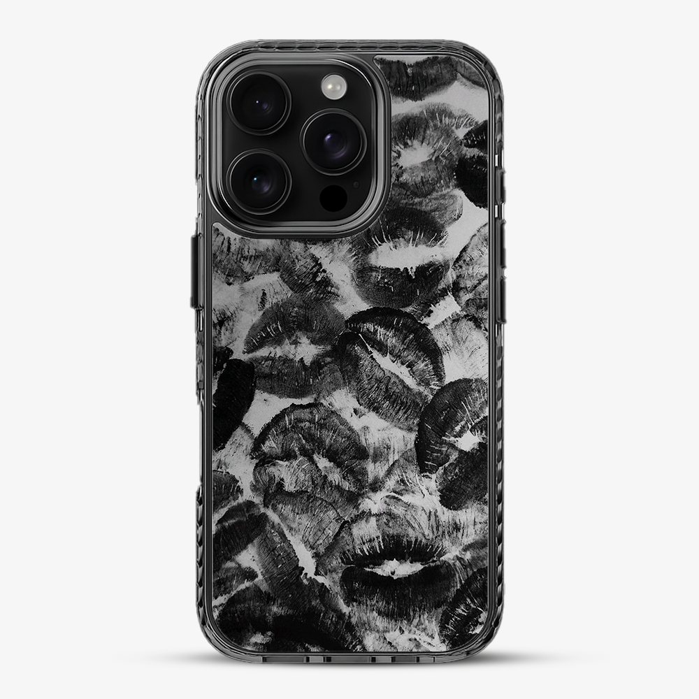 Black Lips Pattern Stride 2.0 Case