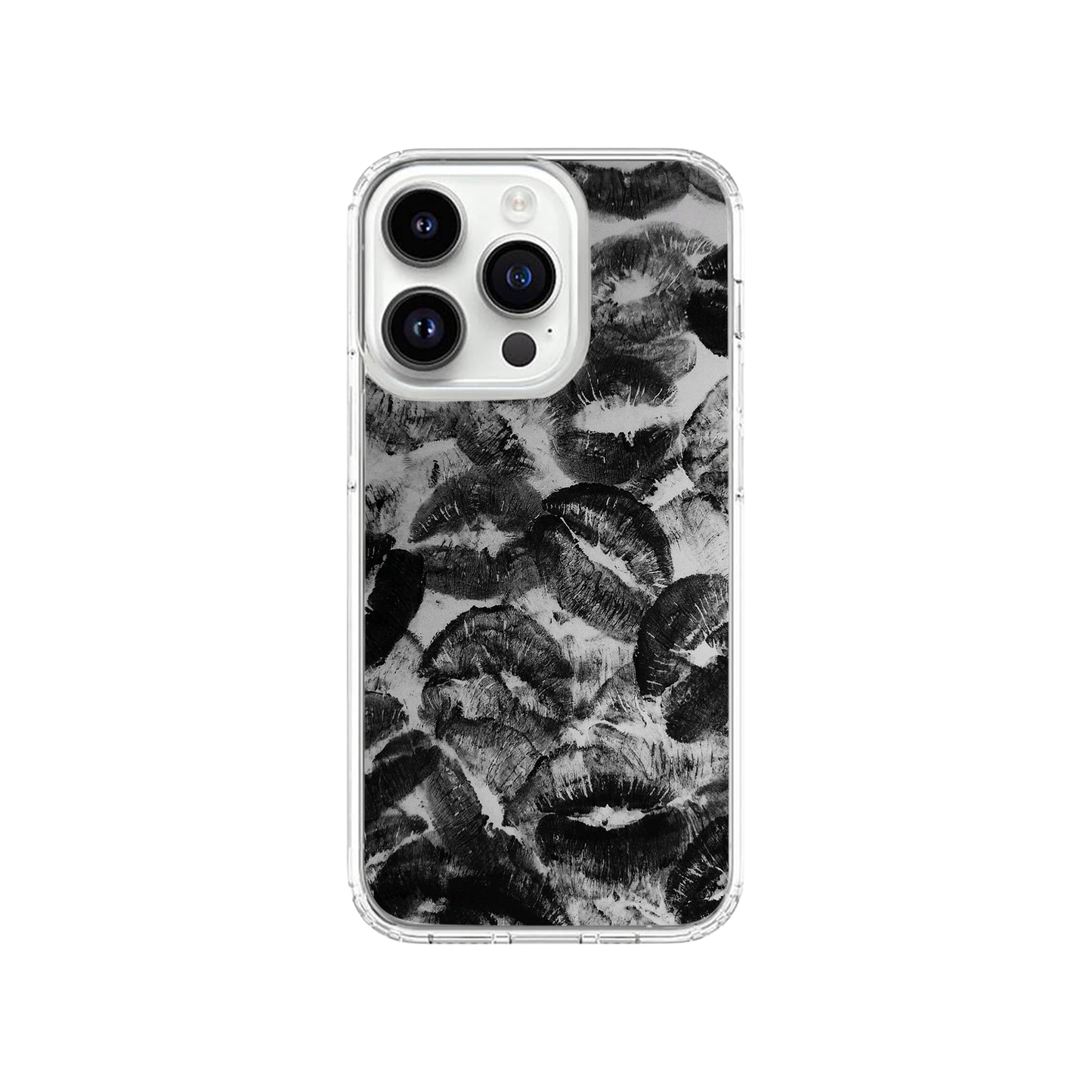 Black Lips Pattern Case