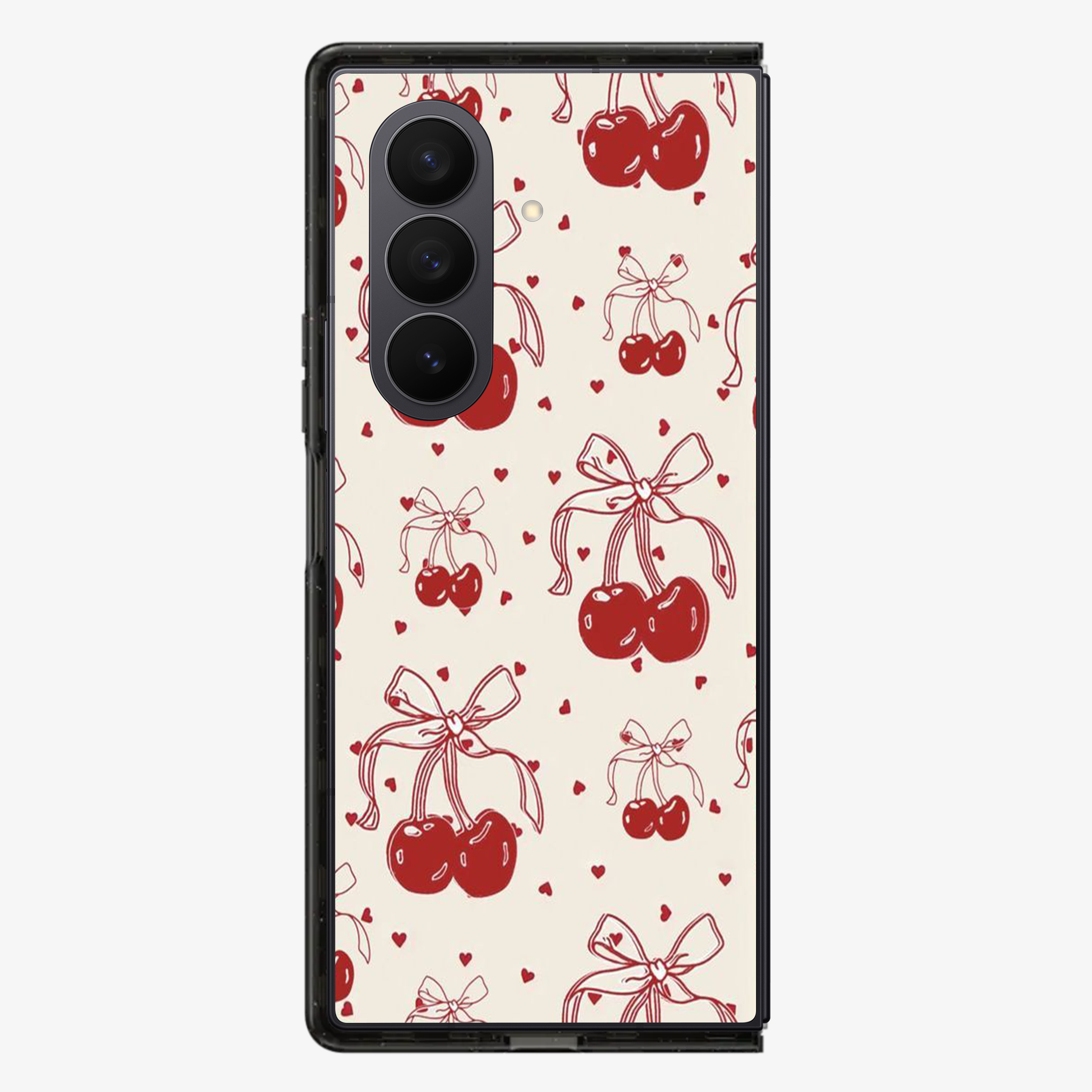 Cherry And The Bow Samsung Z Fold Phone Case