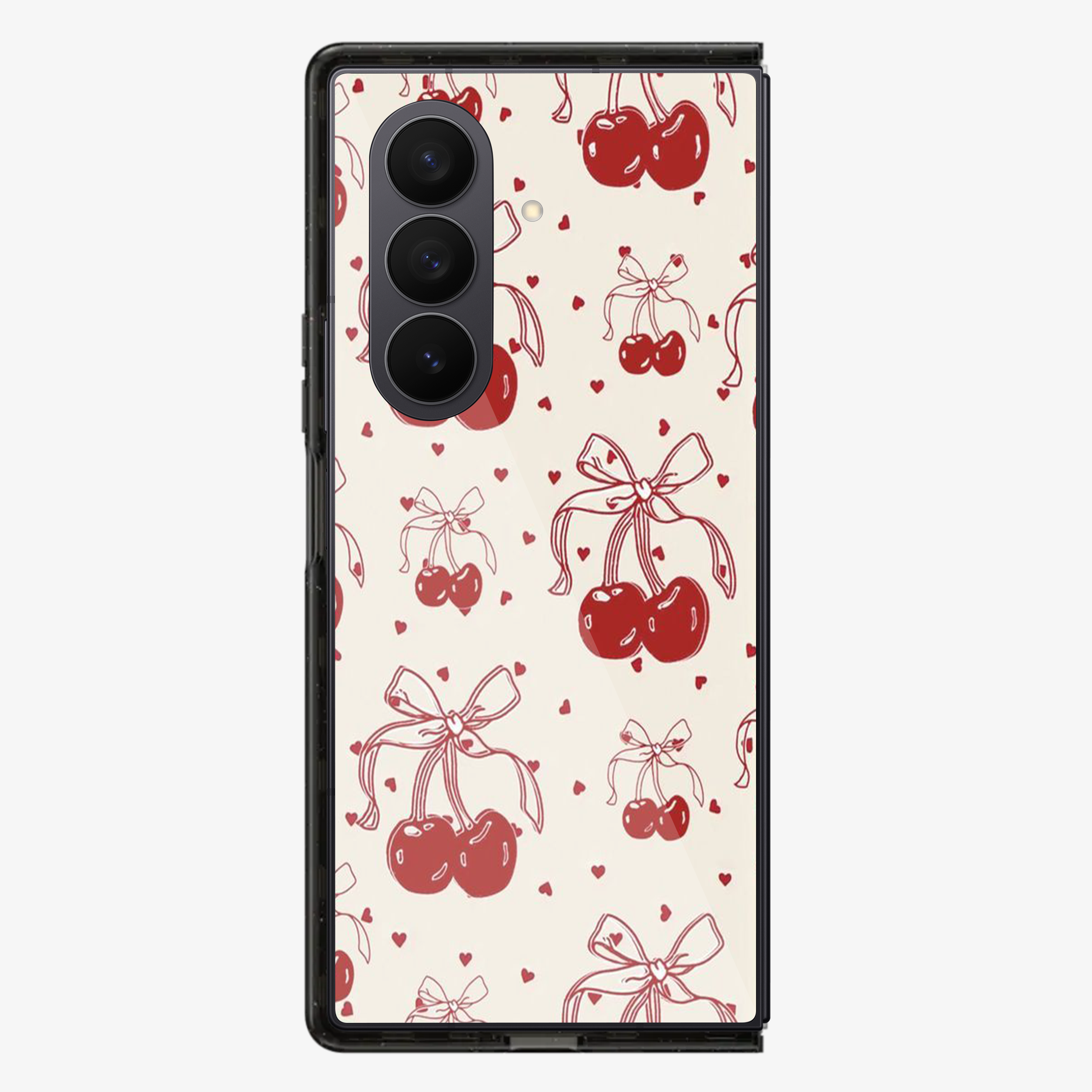 Cherry And The Bow Samsung Z Fold Phone Case