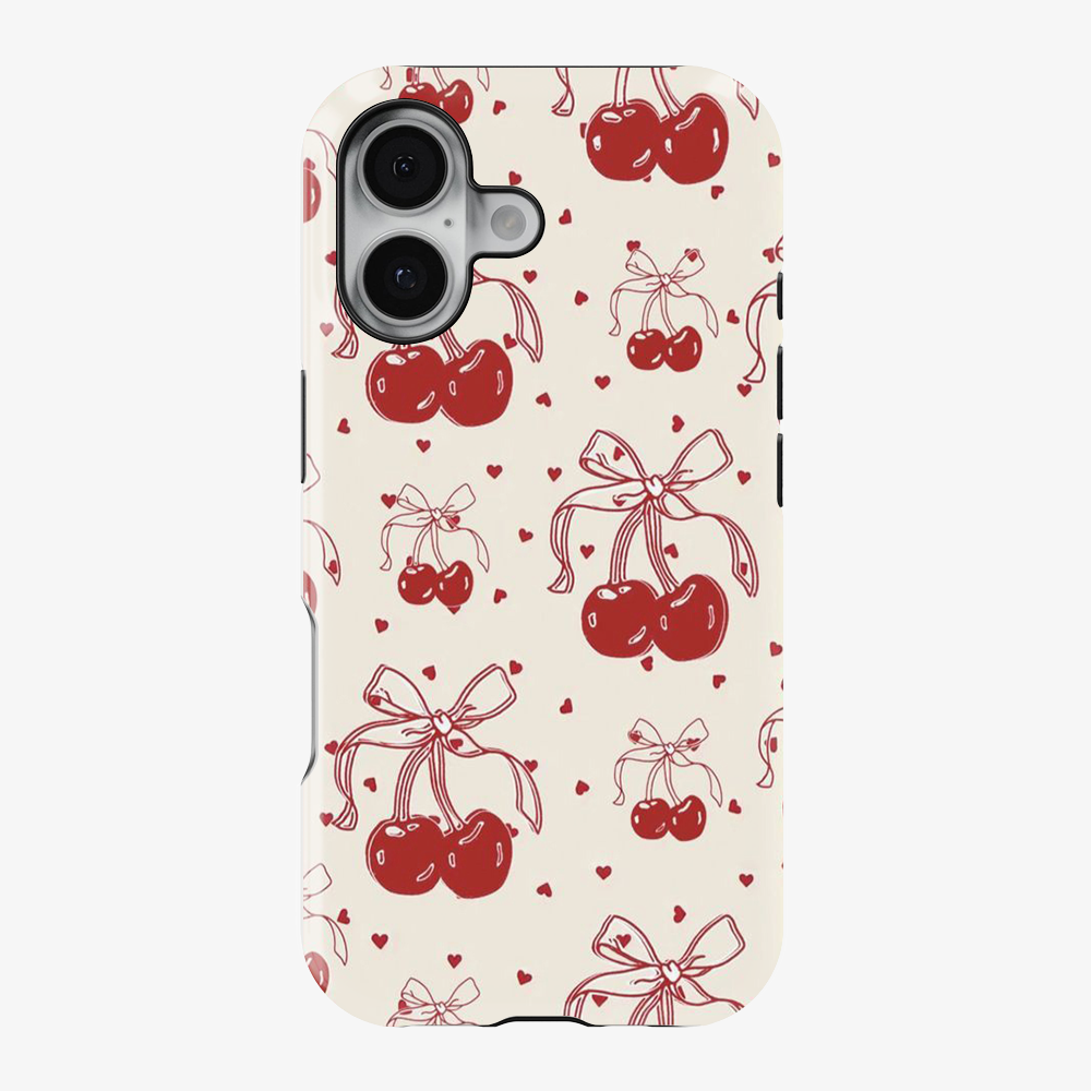 Cherry And The Bow Phone Case
