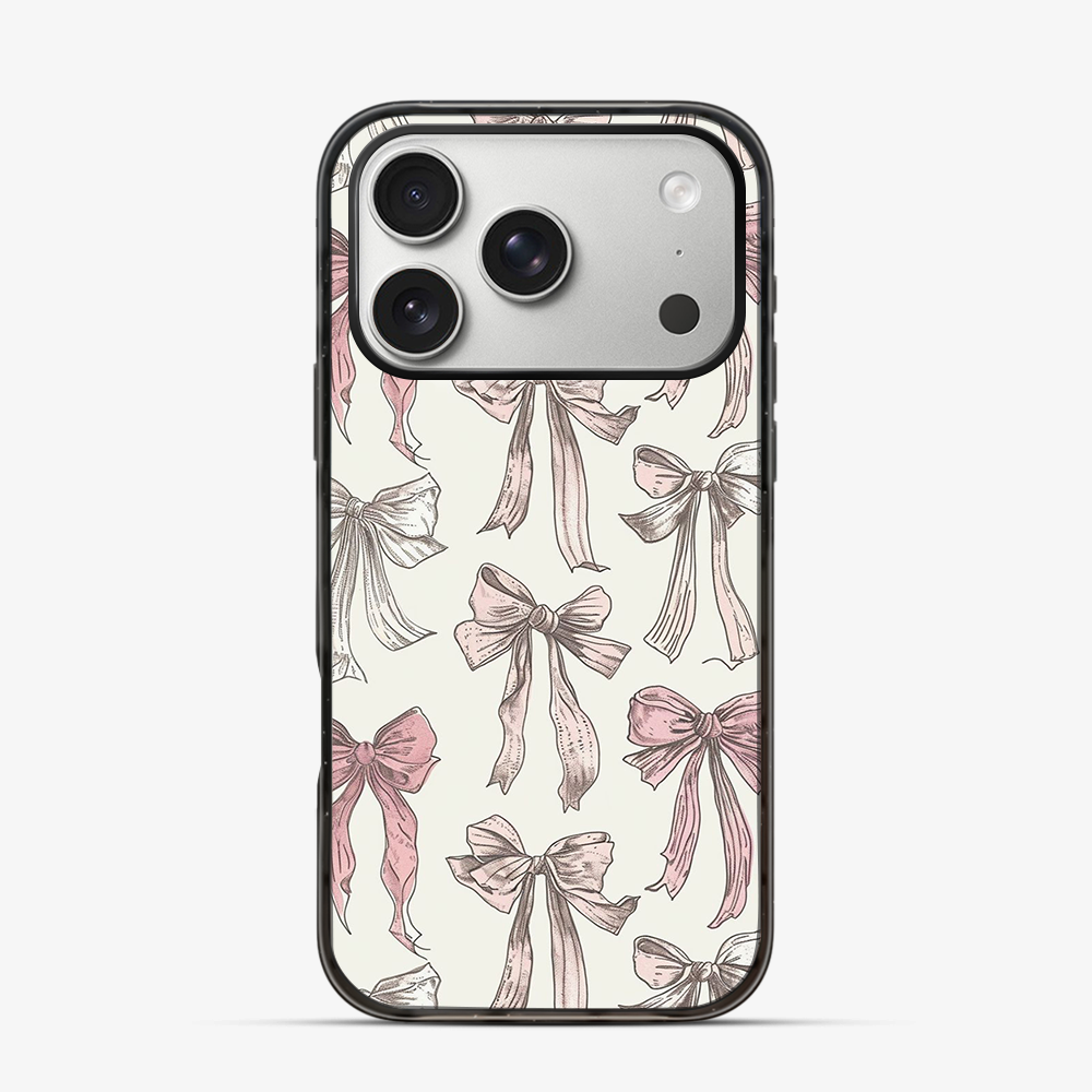 Coquette Tall Bow iPhone 17 Pro Max Case