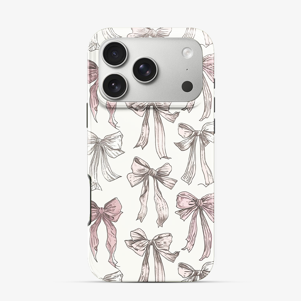 Coquette Tall Bow iPhone 17 Pro Max Case