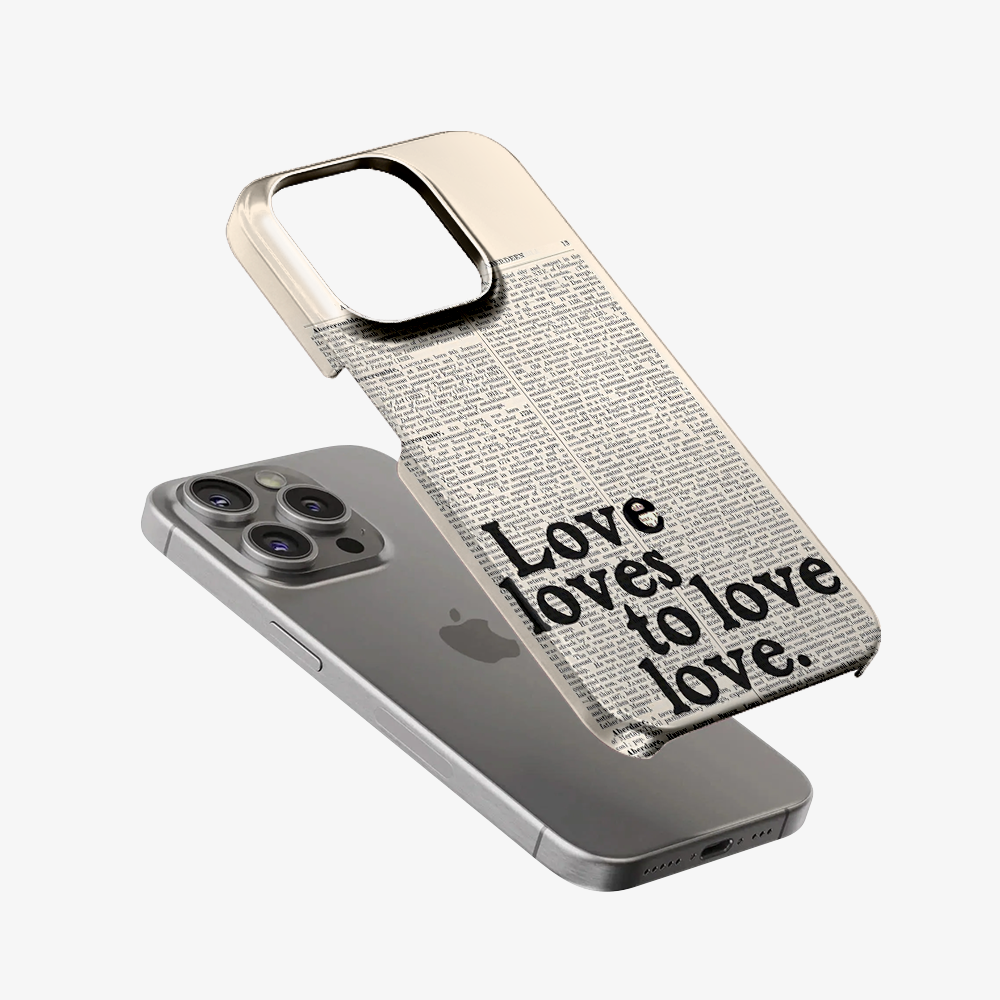 Love Loves to Love Phone Case