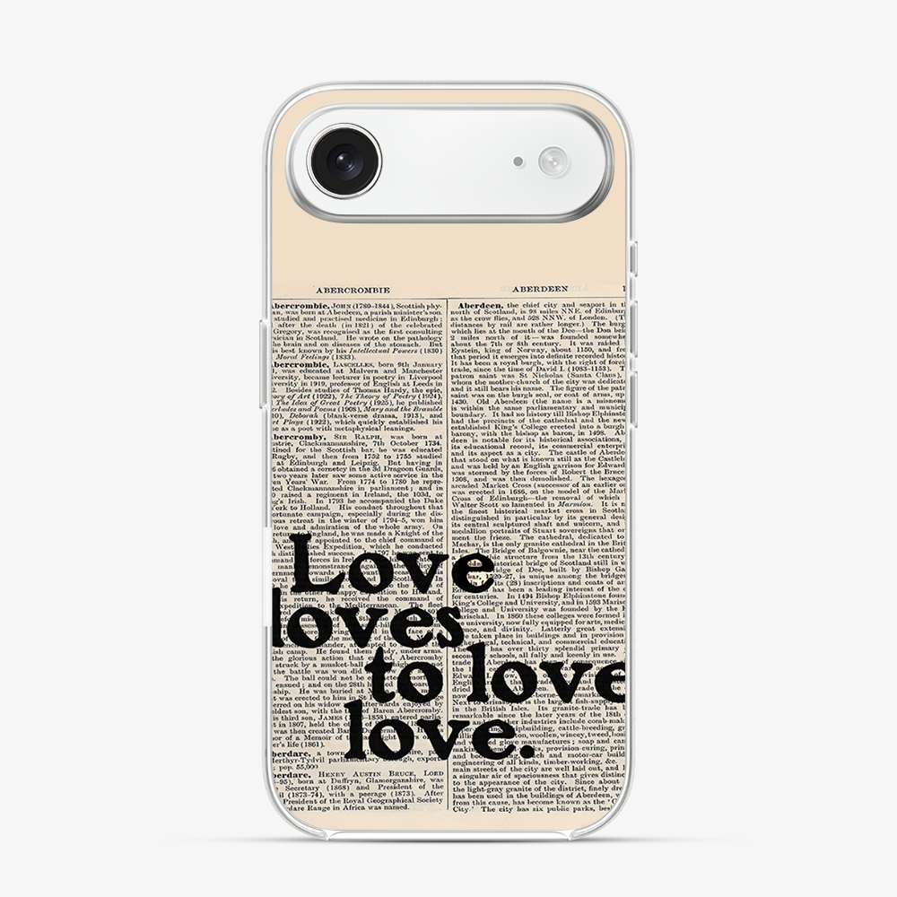 Love Loves to Love iPhone Air Case