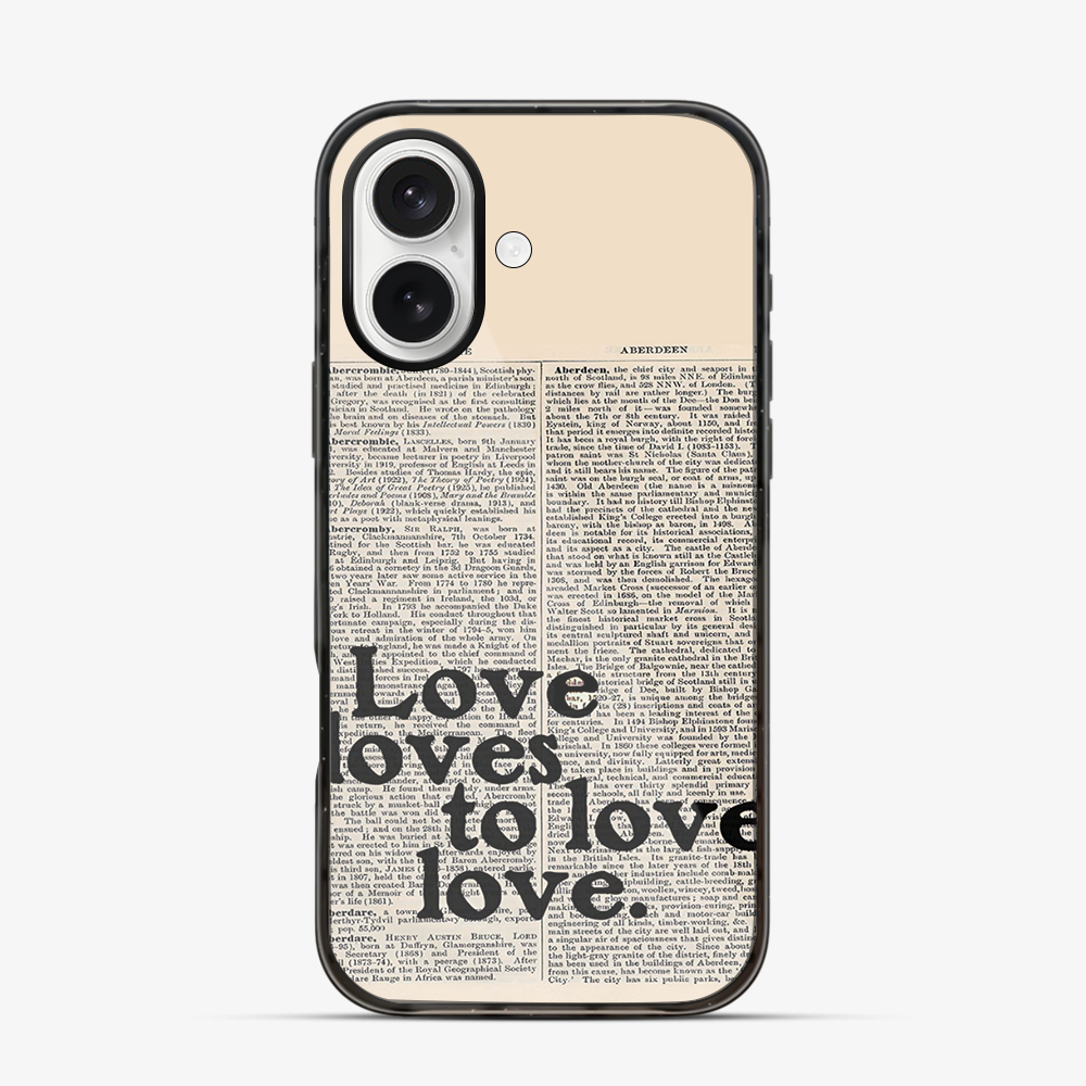Love Loves to Love iPhone 17 Case
