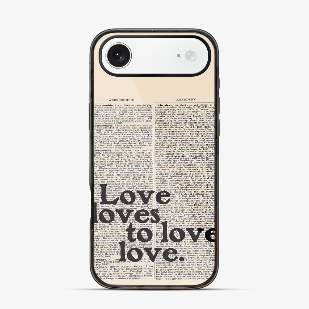 Love Loves to Love iPhone Air Case