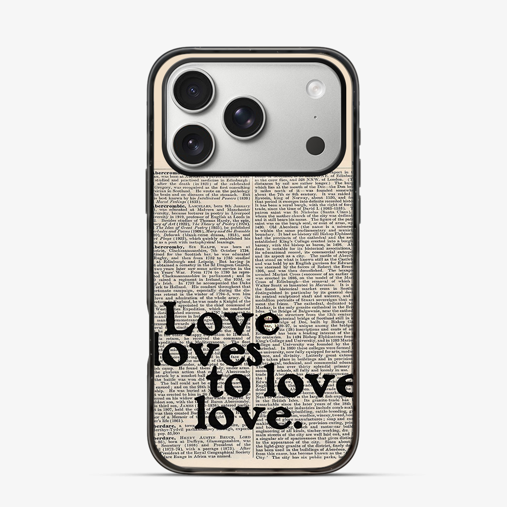 Love Loves to Love iPhone 17 Pro Max Case