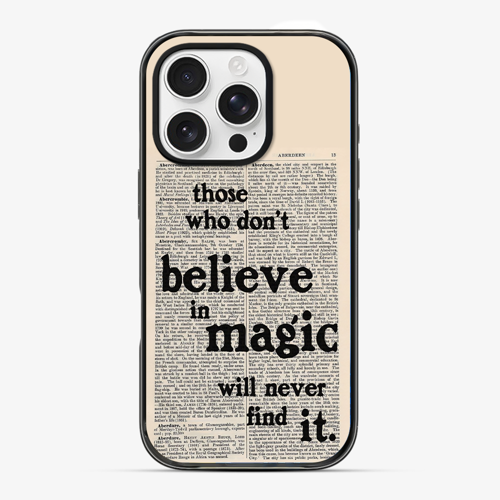 Believe in Magic Phone Case Hard 2.0 Case