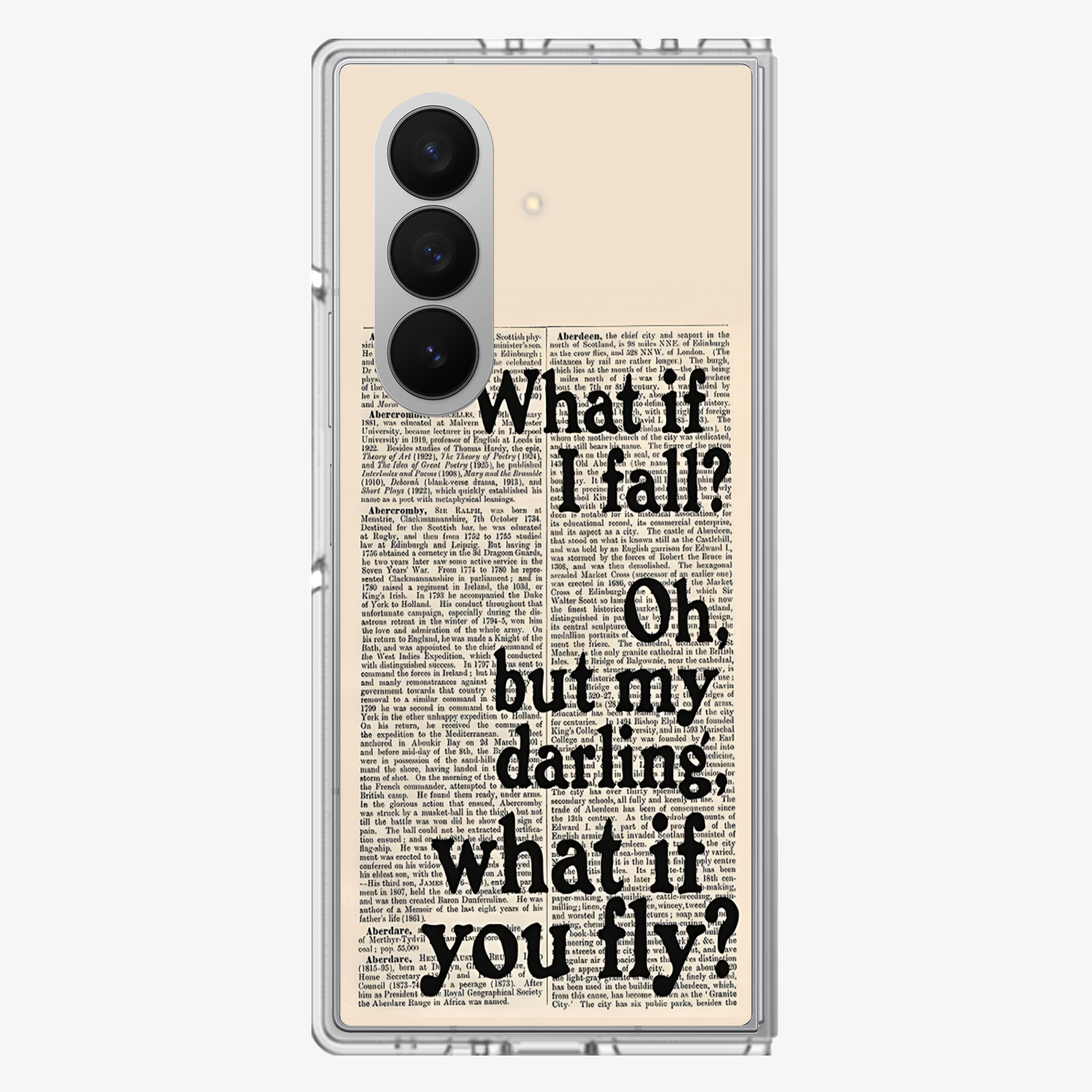 What If You FLY Samsung Z Fold Phone Case