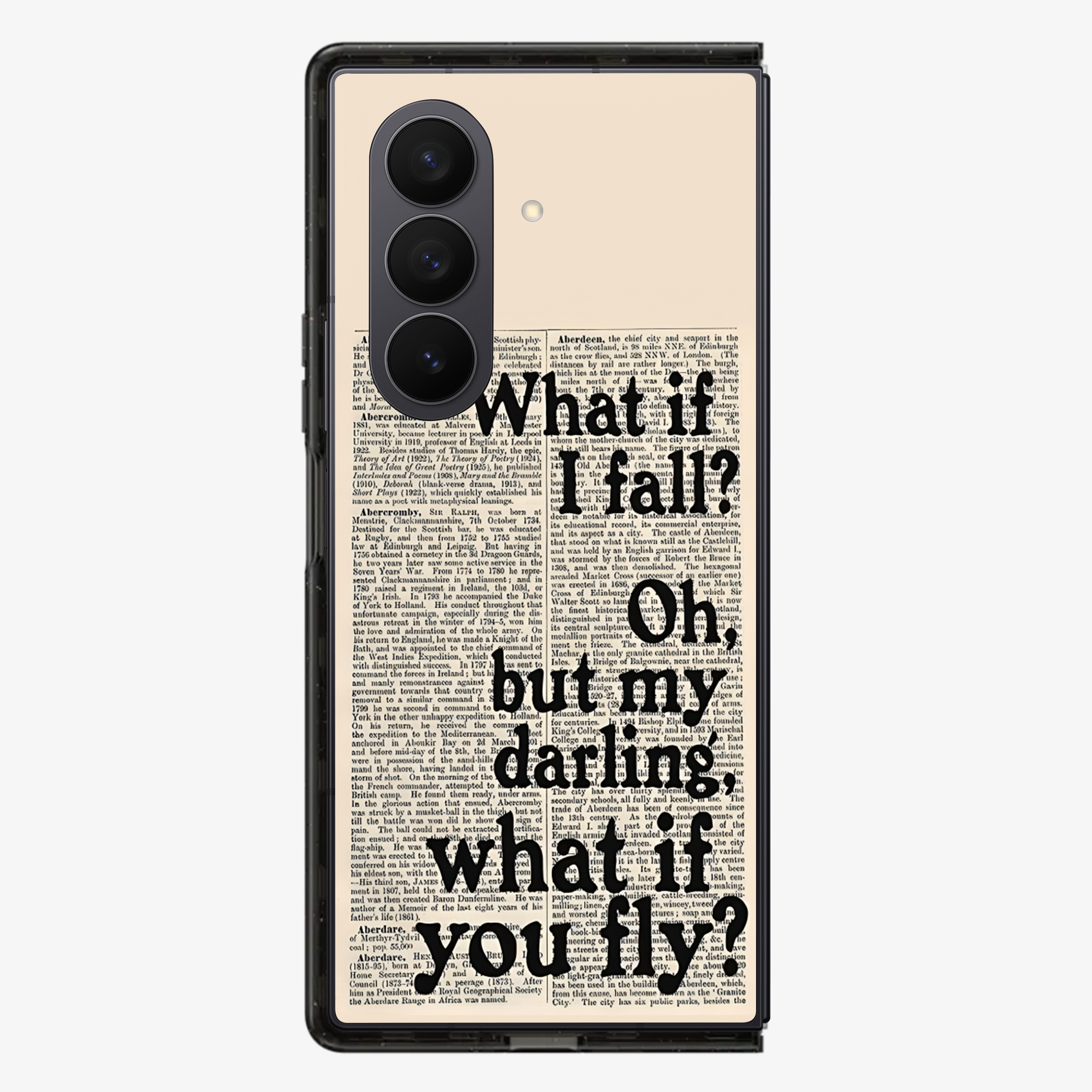 What If You FLY Samsung Z Fold Phone Case