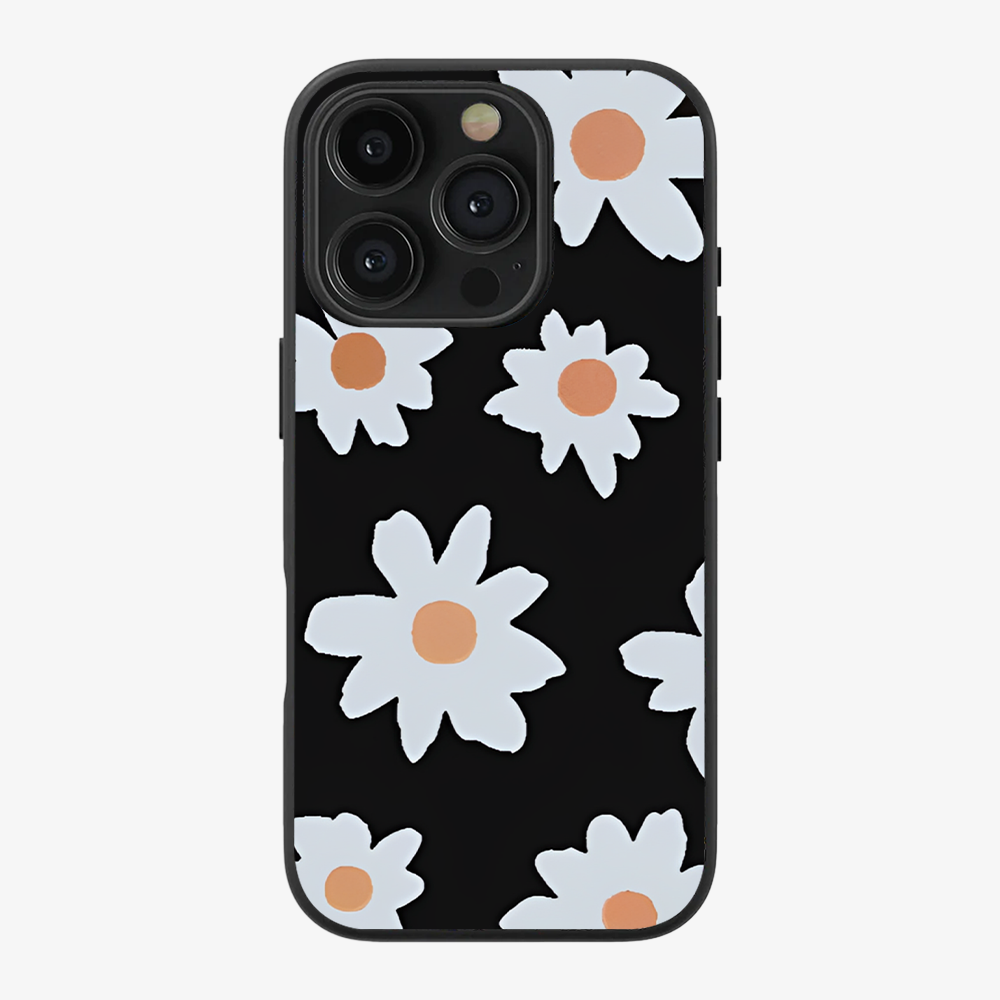 Black Lilies Phone Case Clear Silicone Case