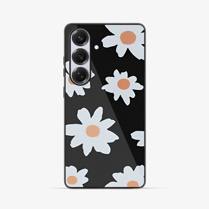 Black Lilies Samsung Phone Case Glass Case