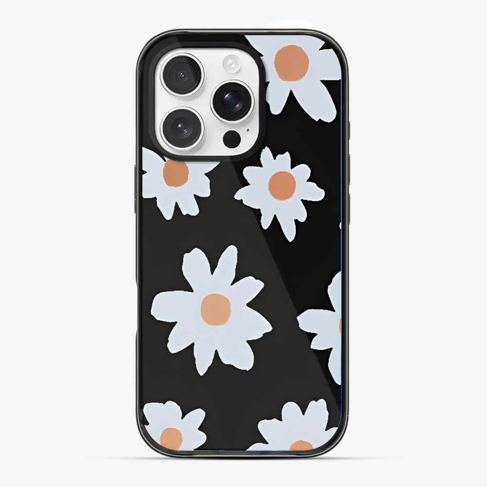 Black Lilies Phone Case Anti Yellow Silicone Case