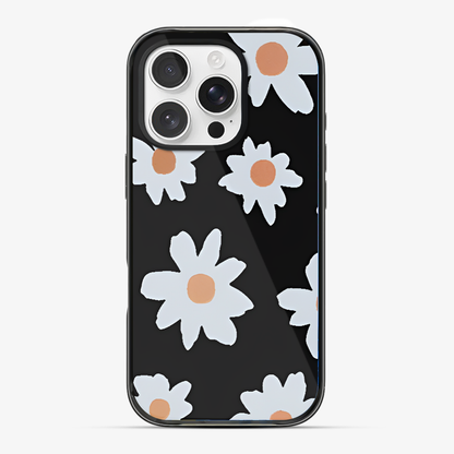 Black Lilies Phone Case Anti Yellow Silicone Case