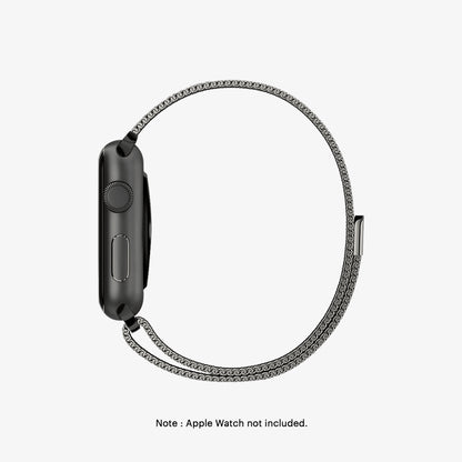 Graphite Magnetic Milanese Loop Apple WatchBand