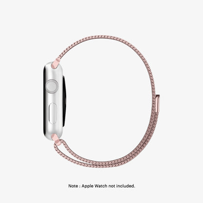 Orchid Pink Magnetic Milanese Loop Apple WatchBand
