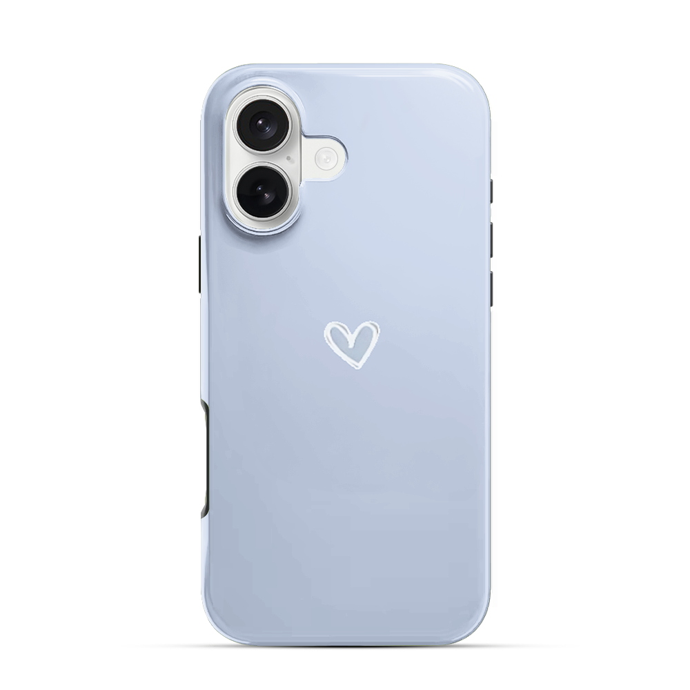 Blue Heart iPhone 17 Case
