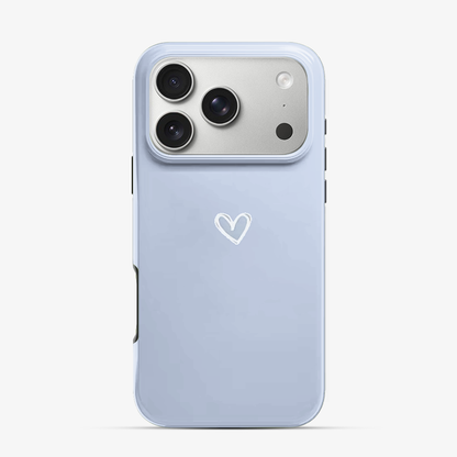 Blue Heart iPhone 17 Pro Case