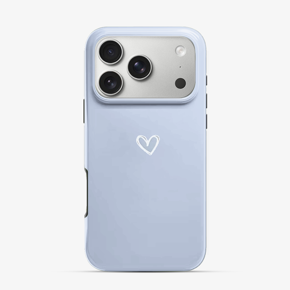 Blue Heart iPhone 17 Pro Max Case