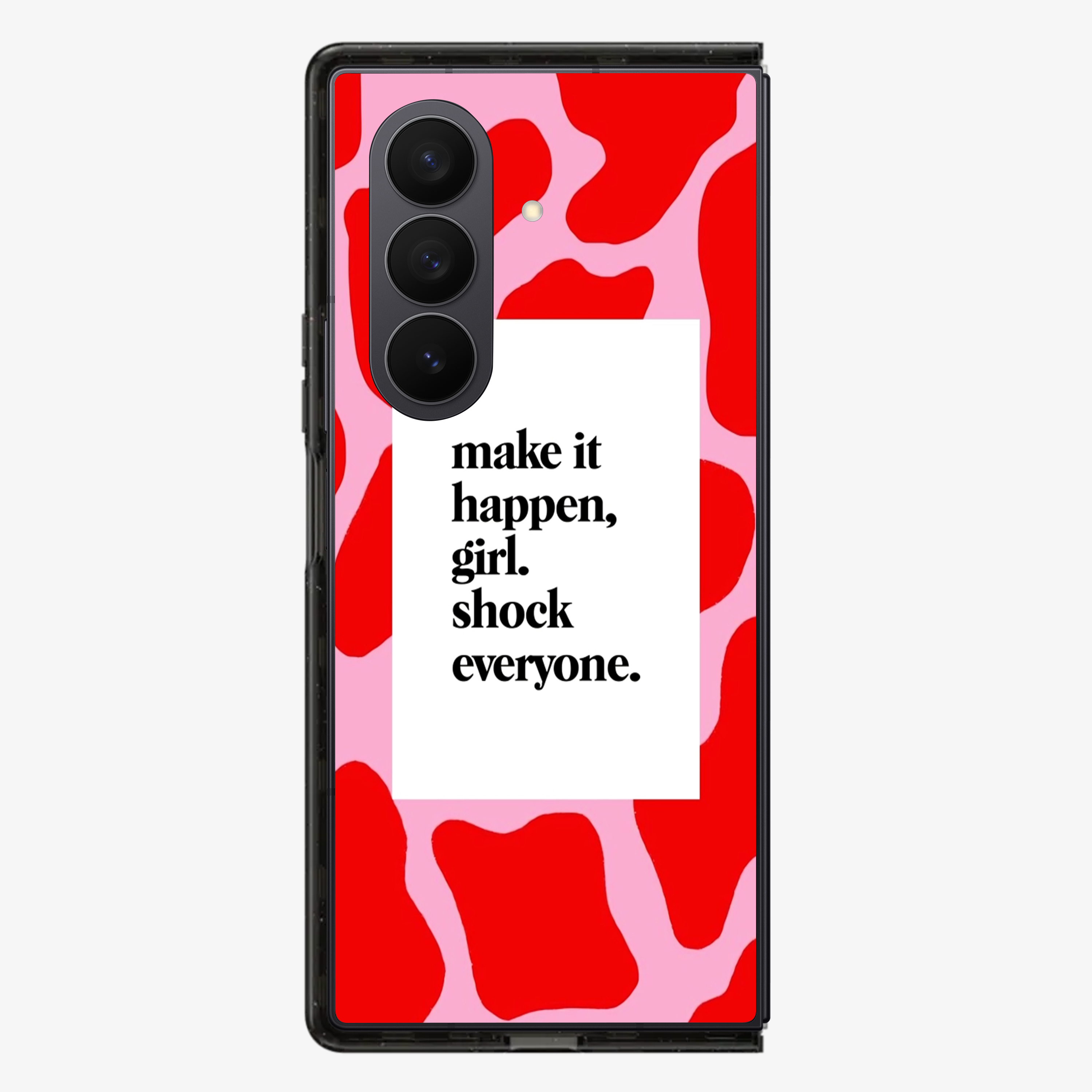 Girl Shock Everyone Samsung Z Fold Phone Case