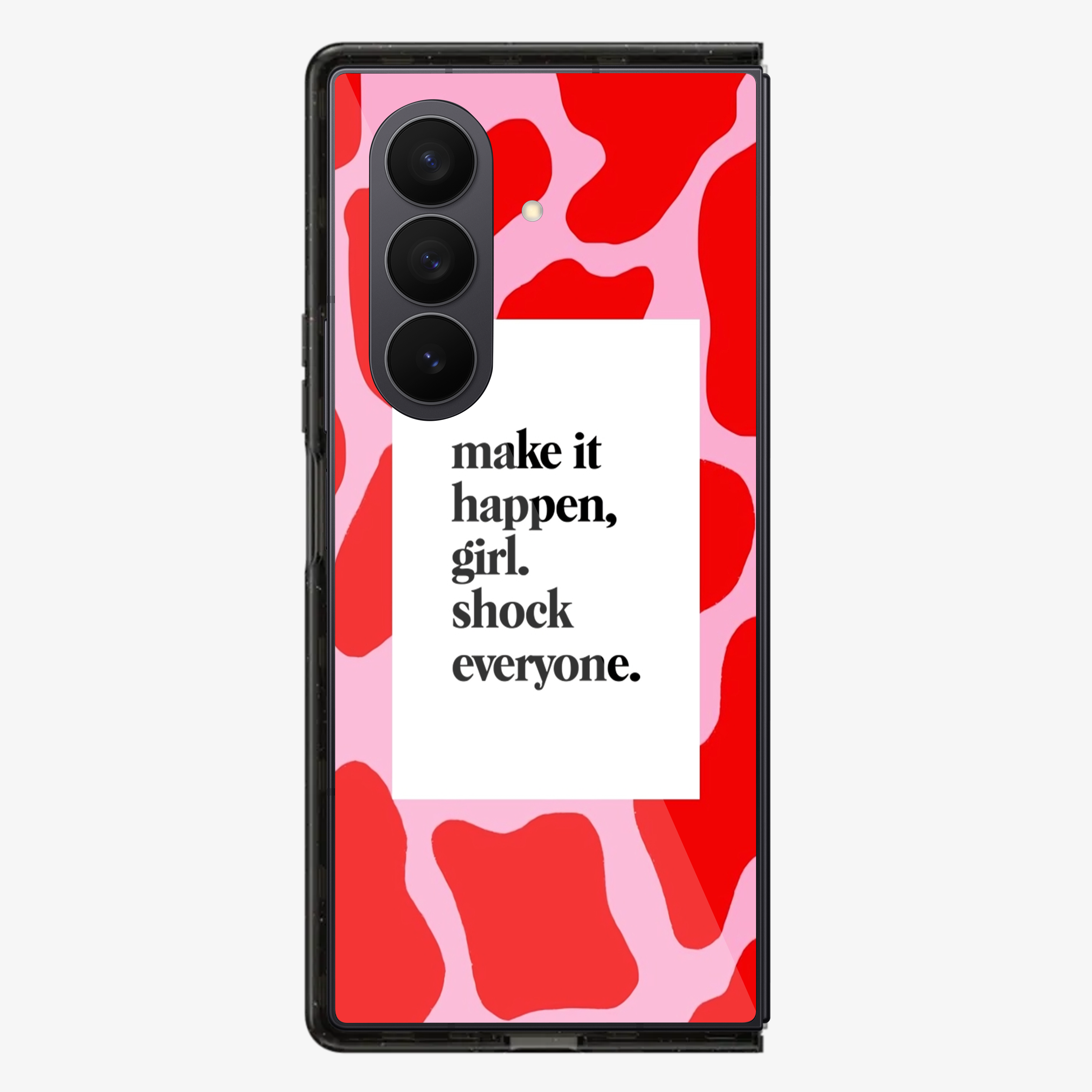 Girl Shock Everyone Samsung Z Fold Phone Case