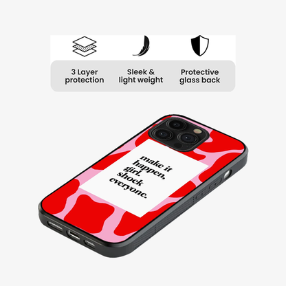 Girl Shock Everyone Phone Case