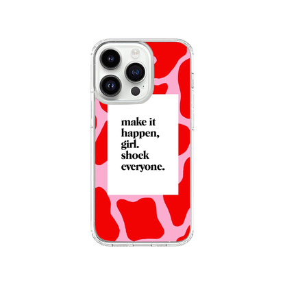 Girl Shock Everyone Case