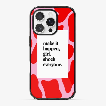 Girl Shock Everyone Phone Case Anti Yellow Silicone Case