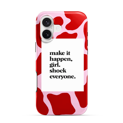 Girl Shock Everyone iPhone 17 Case