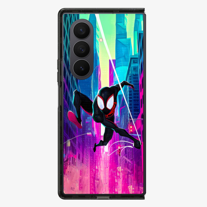 Flying Spiderman Samsung Z Fold Phone Case