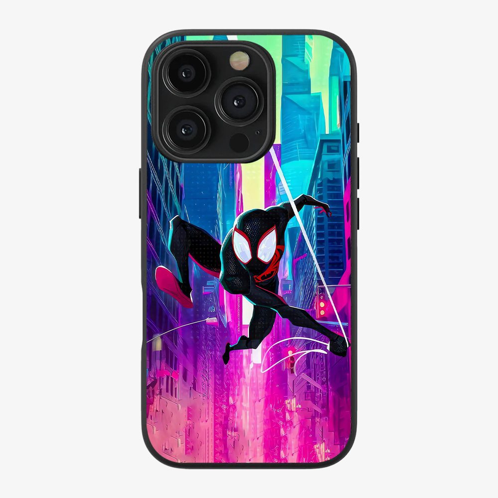 Flying Spiderman Phone Case Clear Silicone Case