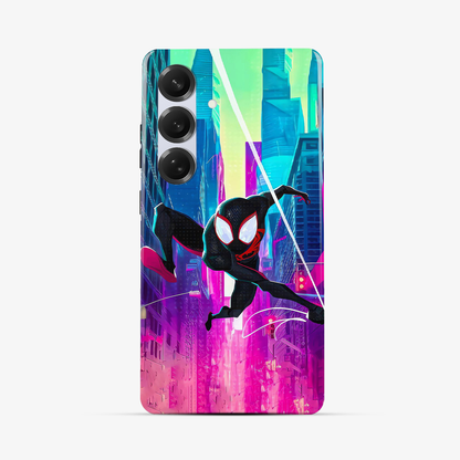 Flying Spiderman Samsung Phone Case Tough Double Layer