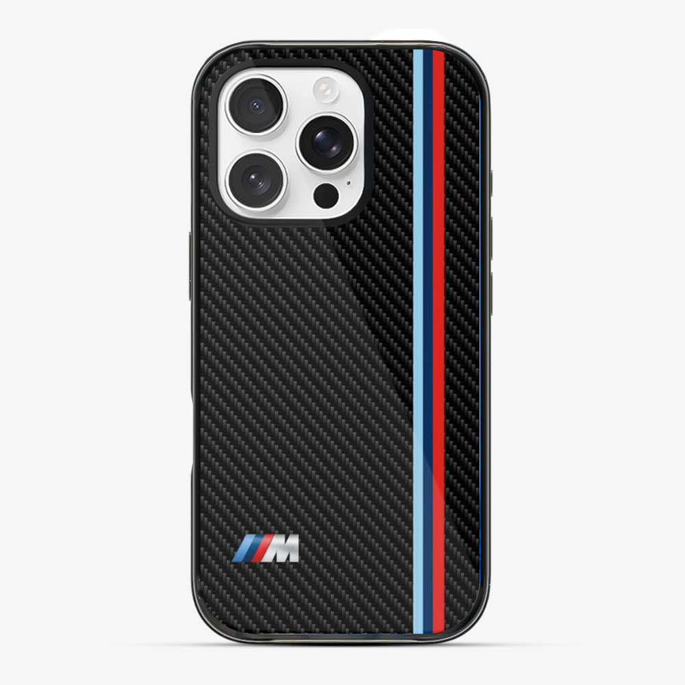 BMW Carbon Fibre Phone Case | One Anti Yellow Silicone Case