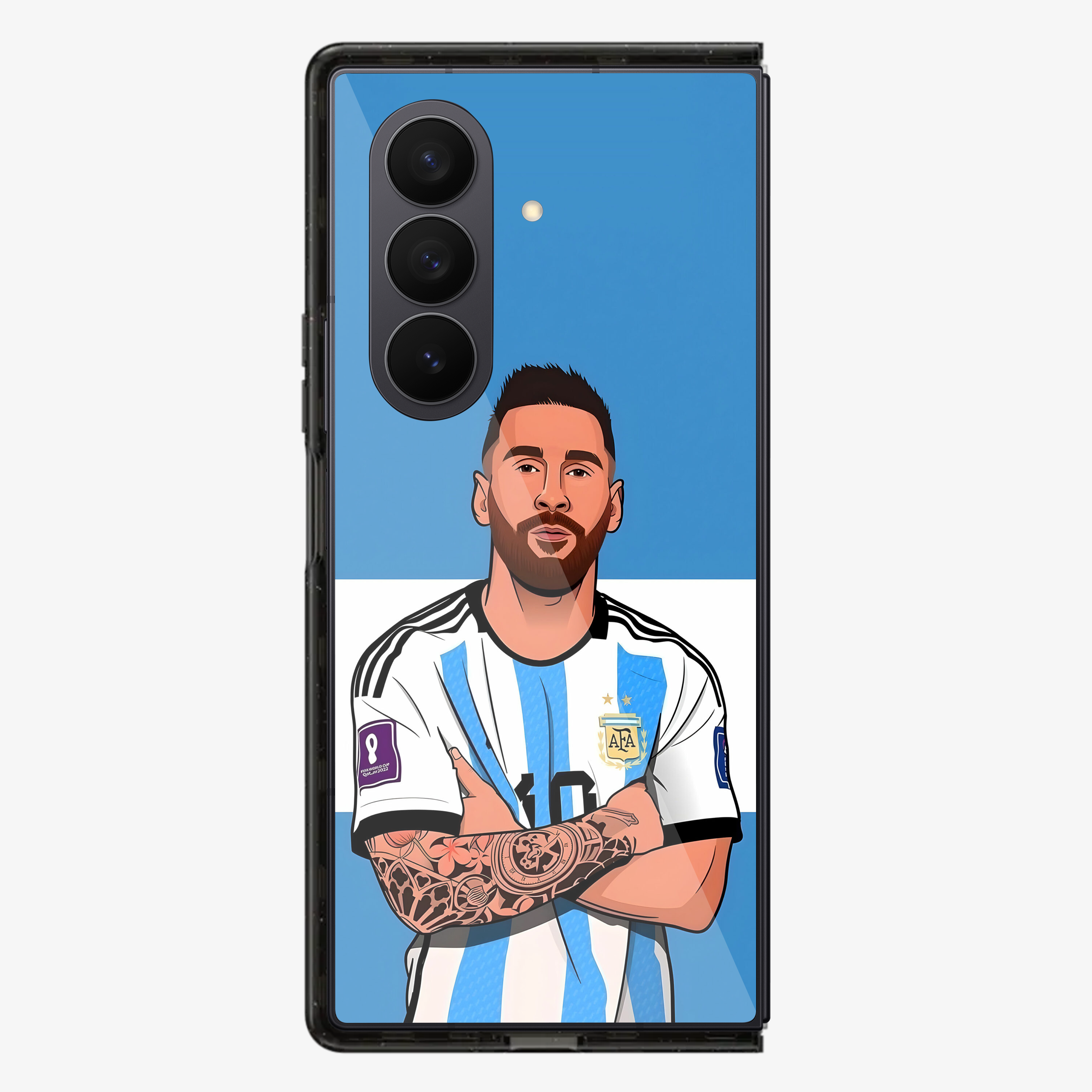 Messi Phone Samsung Z Fold Phone Case