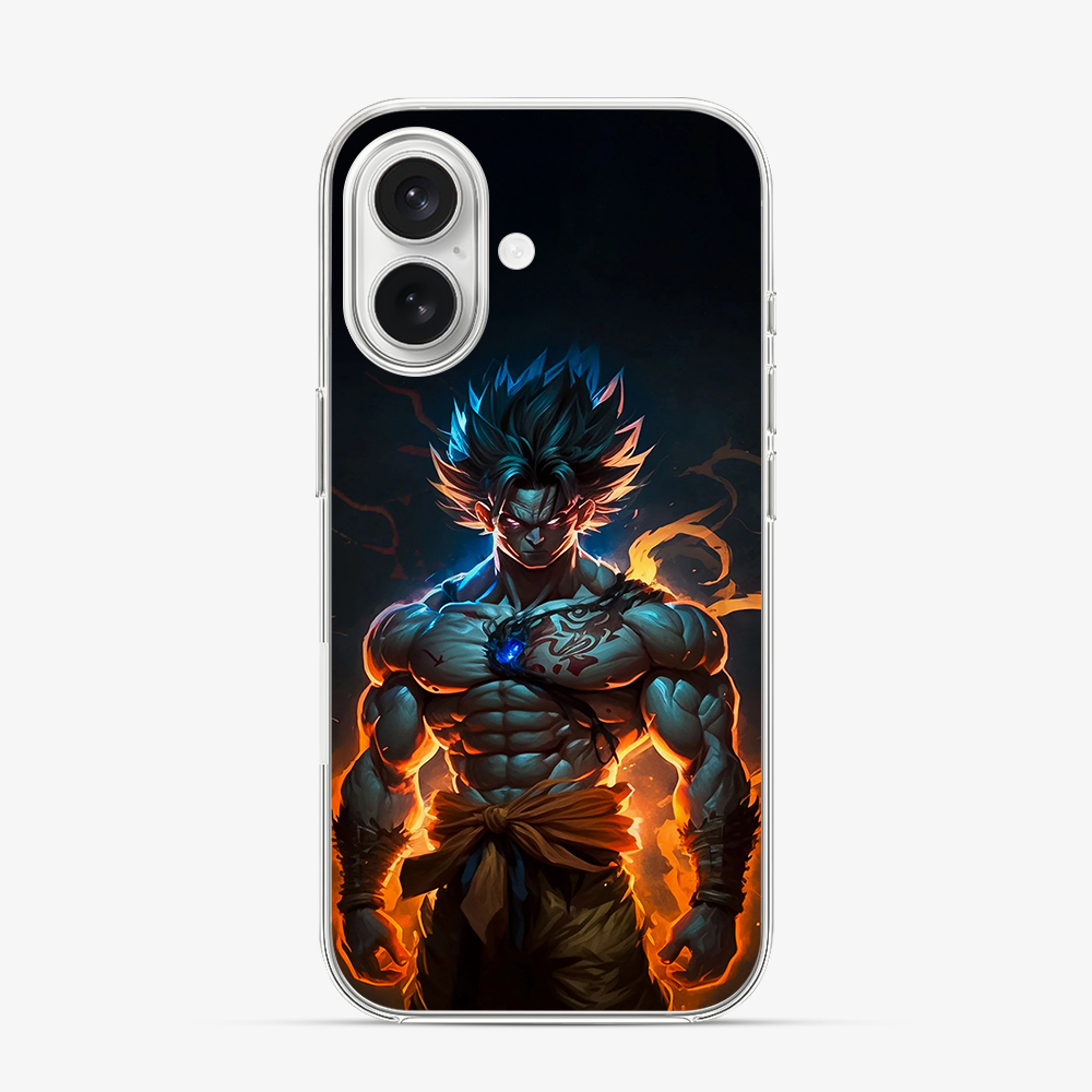 Anime Goku Ultra Instinct iPhone 16 Case