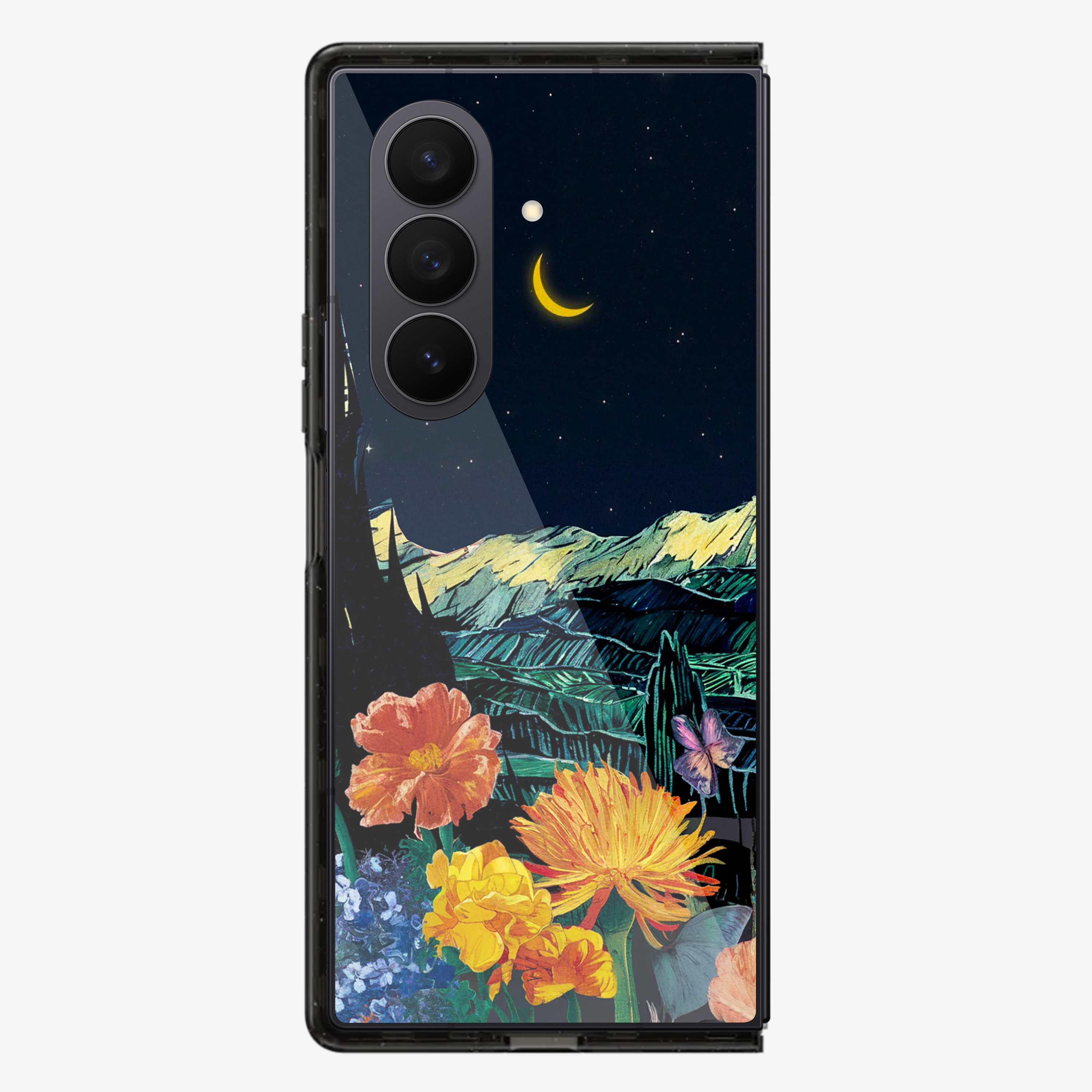 Crescent Moon Samsung Z Fold Phone Case