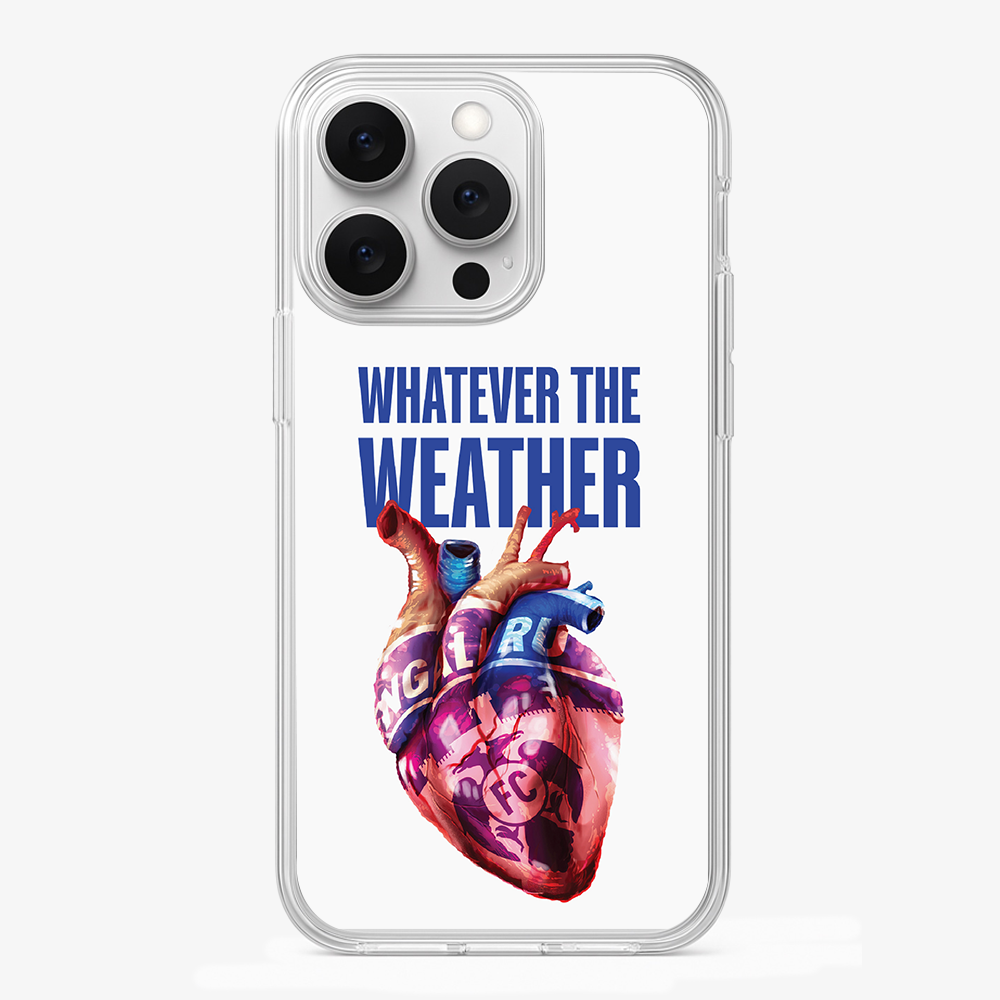 Whatever The Weather Bengaluru FC Phone Case Glass Case