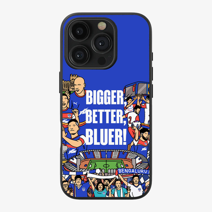Bigger Better Bluer Bengaluru FC Phone Case Clear Silicone Case