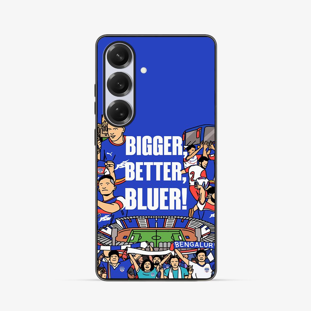 Bigger Better Bluer Bengaluru FC Samsung Phone Case Clear Silicone Case