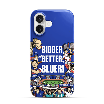 Bigger Better Bluer Bengaluru FC iPhone 17 Case