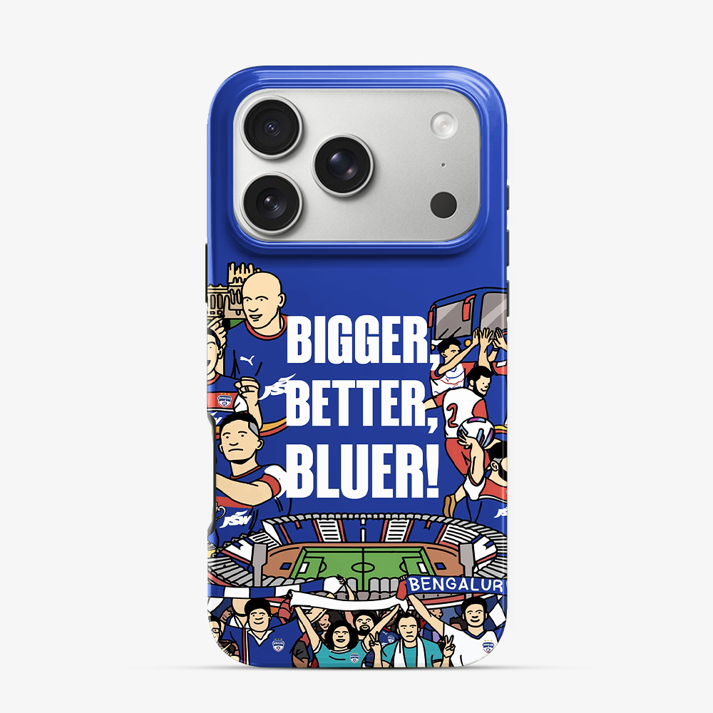 Bigger Better Bluer Bengaluru FC iPhone 17 Pro Case