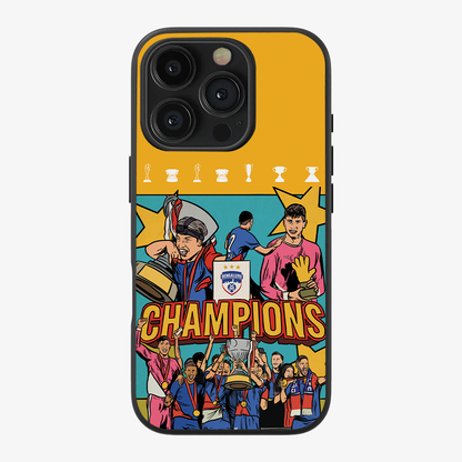 Champions | Two Bengaluru FC Phone Case Clear Silicone Case