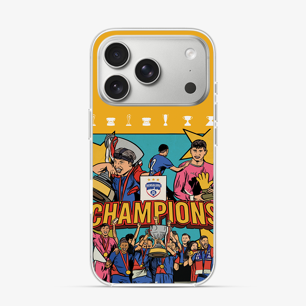 Champions | Two Bengaluru FC iPhone 17 Pro Case