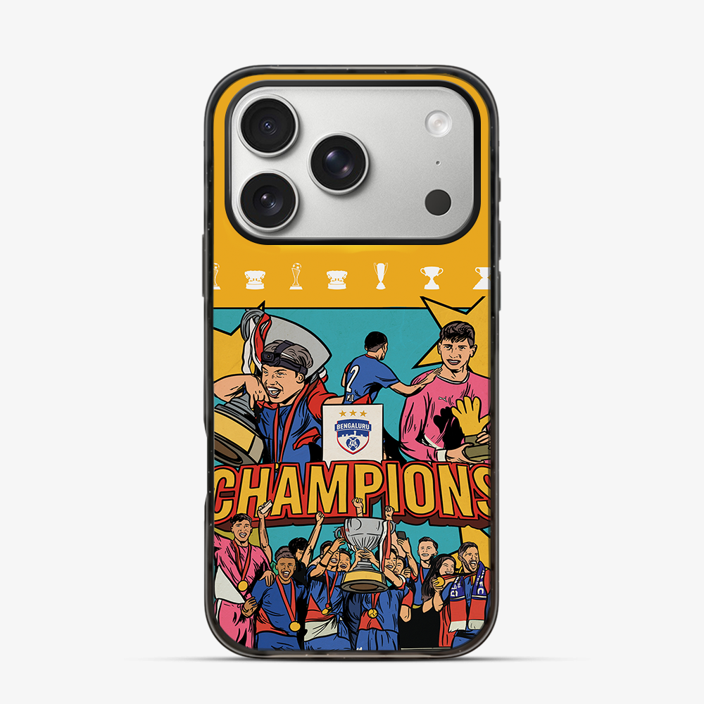 Champions | Two Bengaluru FC iPhone 17 Pro Case