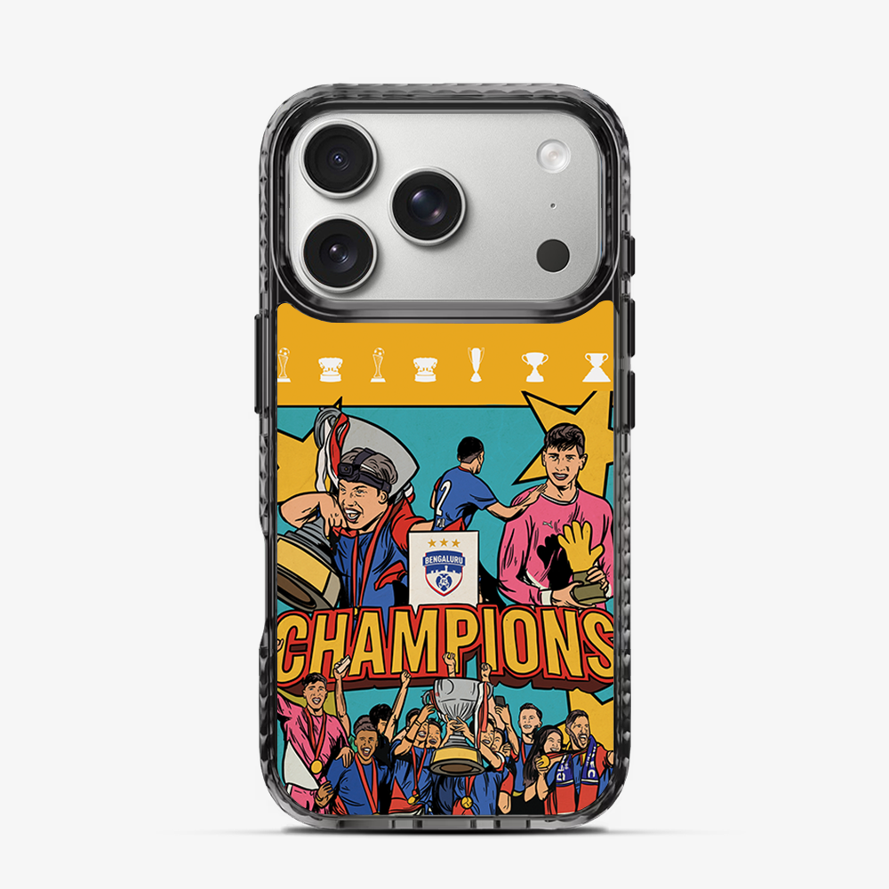 Champions | Two Bengaluru FC iPhone 17 Pro Case