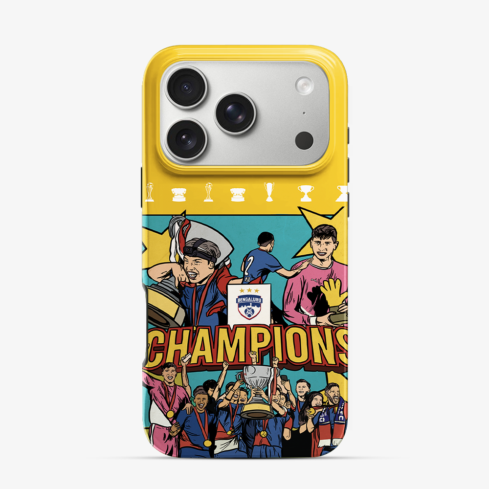 Champions | Two Bengaluru FC iPhone 17 Pro Case